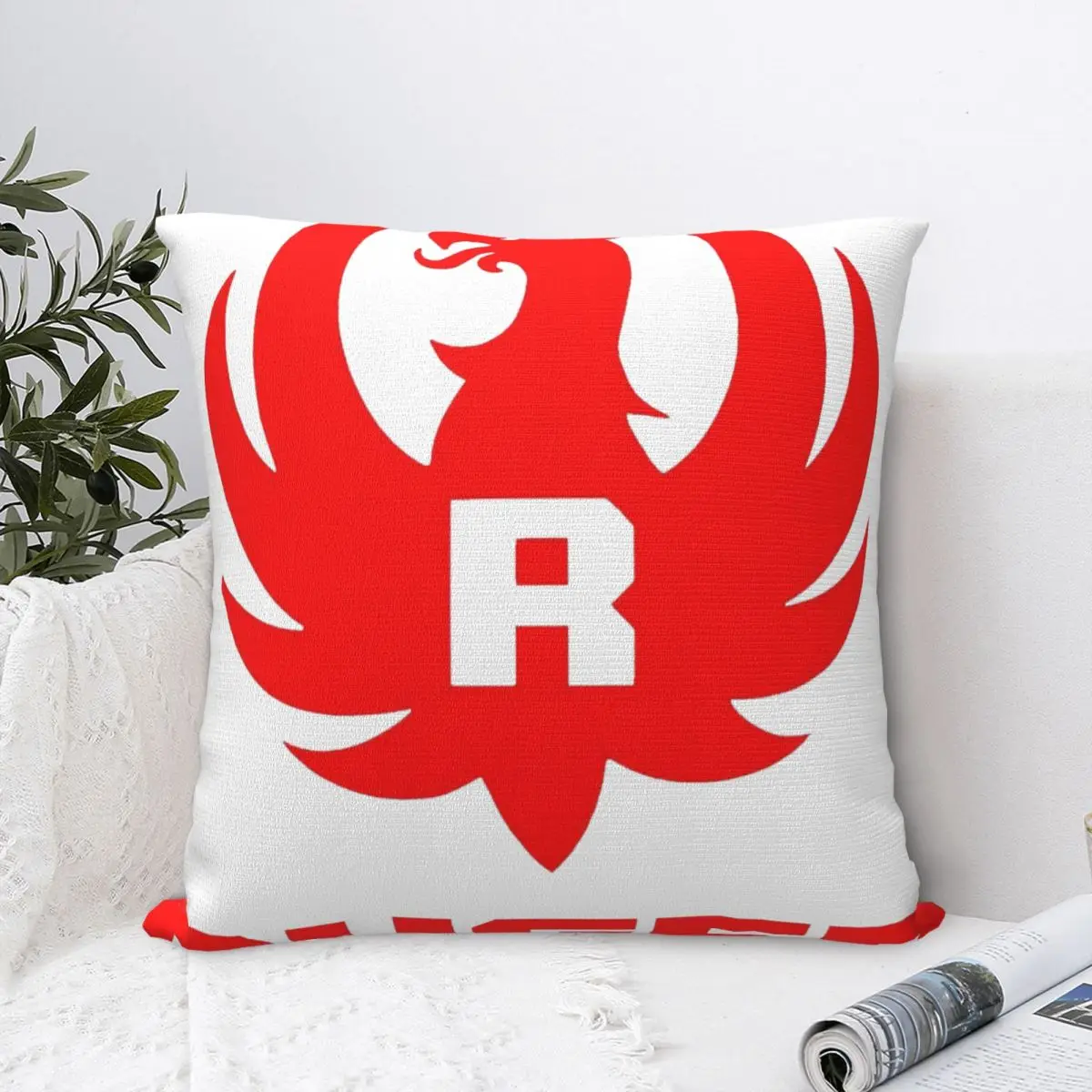 Ruger Pistols Firearms Square Pillow Case for Sofa Throw Pillow