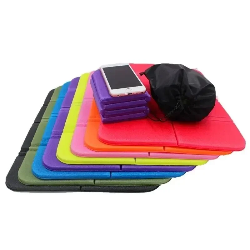 Foam Pad Camping Mat Moisture Proof Mat Picnic Mat Foam XPE Folding Cushion Beach Camping Portable Moisture Proof Mats Outdoor Portable Waterproof Small Picnic Pad