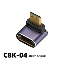 HDMI-Compatible Adapter 90 270 Degree Right Angle Male To Female Converter 8K HD Connector Mini / Micro HDMI-compatible Extender - Image 6