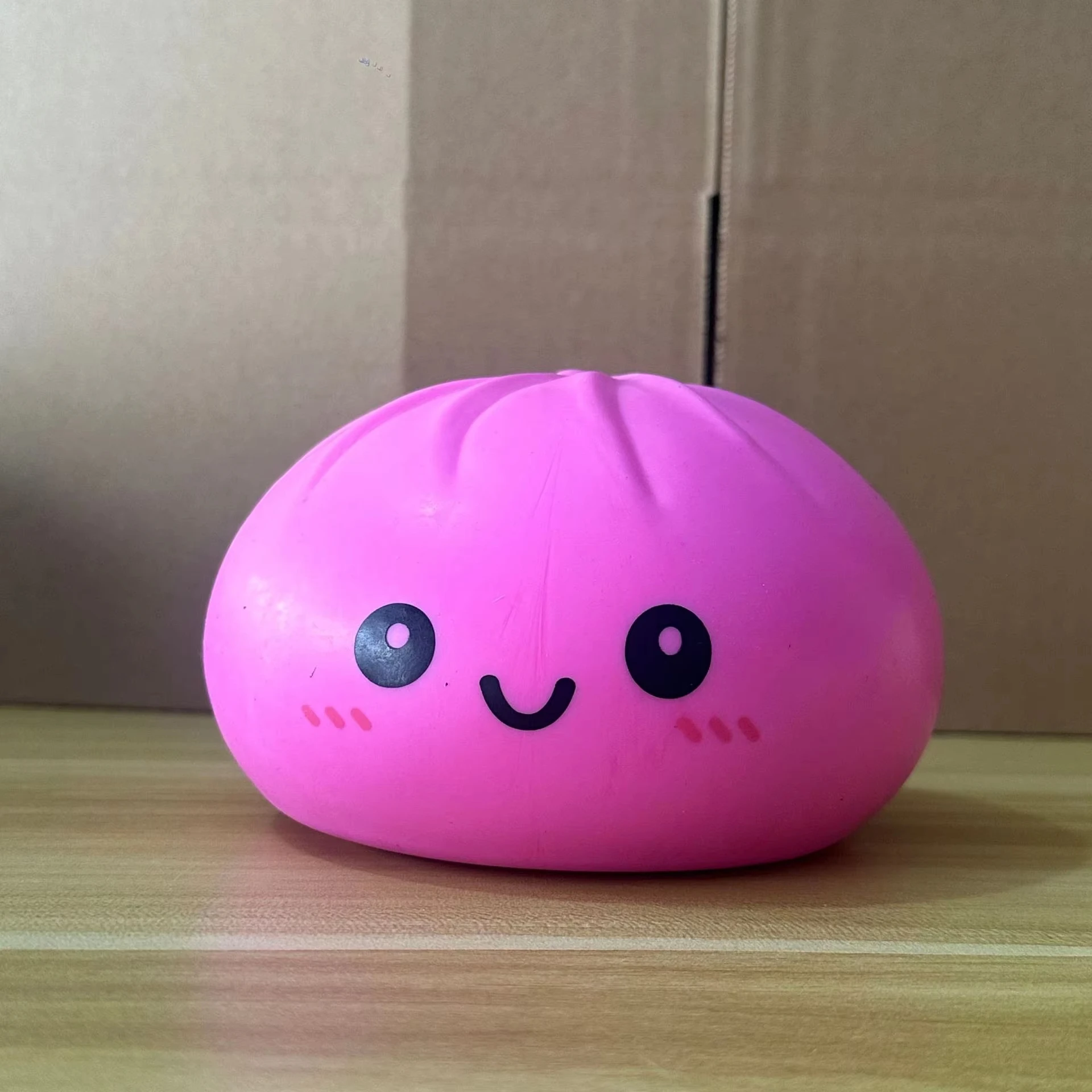 Oversized Steamed Dumpling Sensory Squeeze Toy for Stress Relief and Home Decor