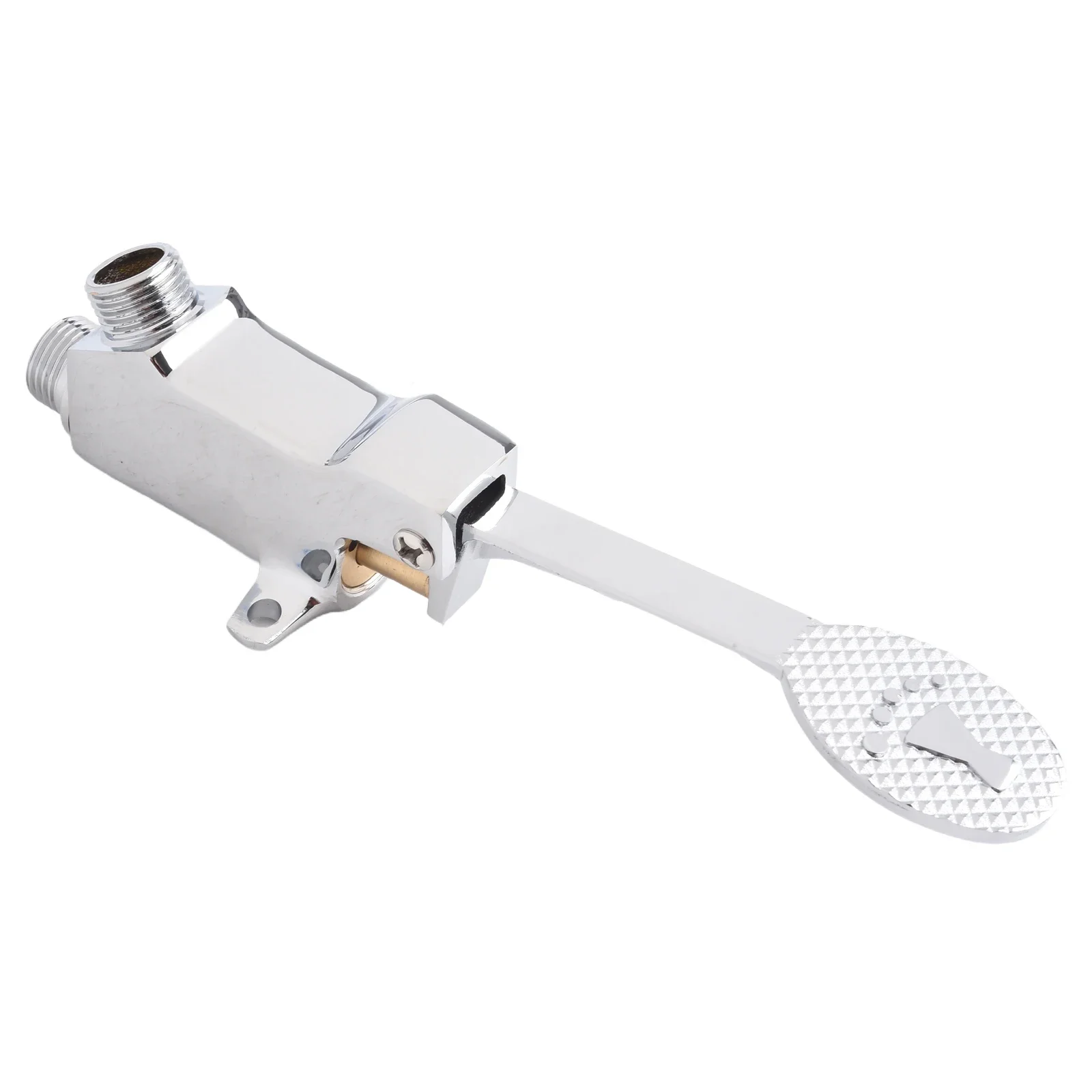 

Easy To Disassemble Copper Bathroom Faucet With Floor Foot Pedal Control Switch For Docks And Road Service Areas