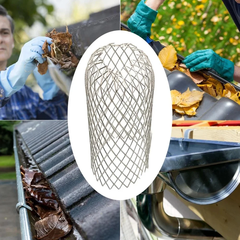 3 Pcs Telescopic Leaf Filter Mesh Strainer Gutter Downspout Protectors Aluminum Extension Flexible
