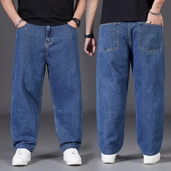 Big Size Jeans Men Large Size Jumbo Long Loose Pants Plus Size Loose Jeans Men 4