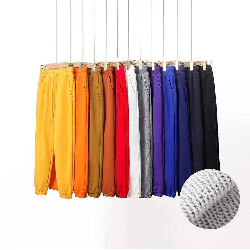 Autumn Children Boys Sweatpants Casual Teenage Pure Color Long Trousers Spring Teenage Thicken Jogger Pant White Pants 4-13Years