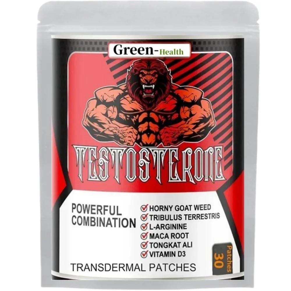 

Ultra Support Testosterone Booster Transdermal Patches Tribulus Terrestris L-argininetongkat Ali Energy & Muscle Growth Support