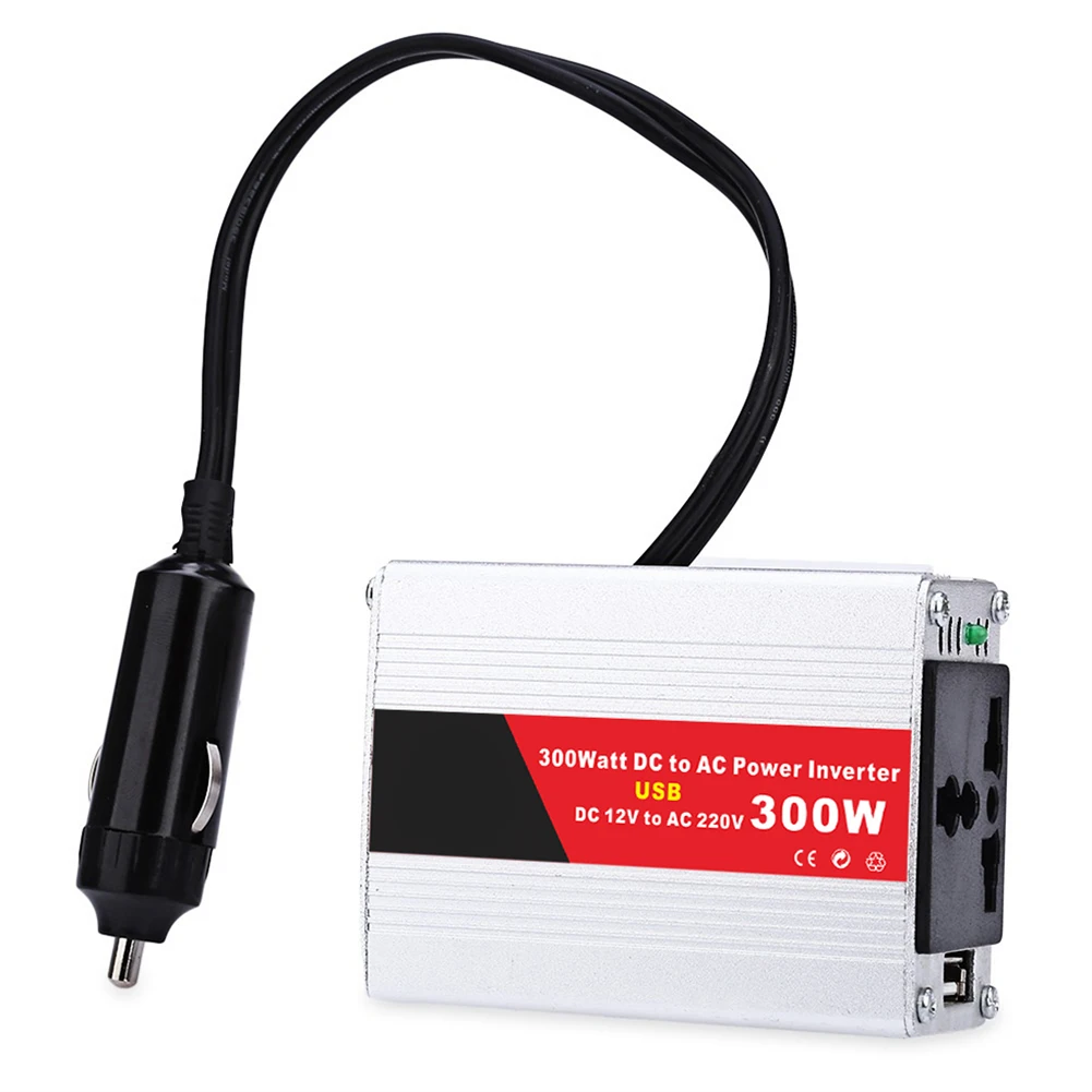 

Durable Car Inverter Power Inverter Correction Waves Inverter For All 12V Models 12V DC To 220V AC 1PC Universal