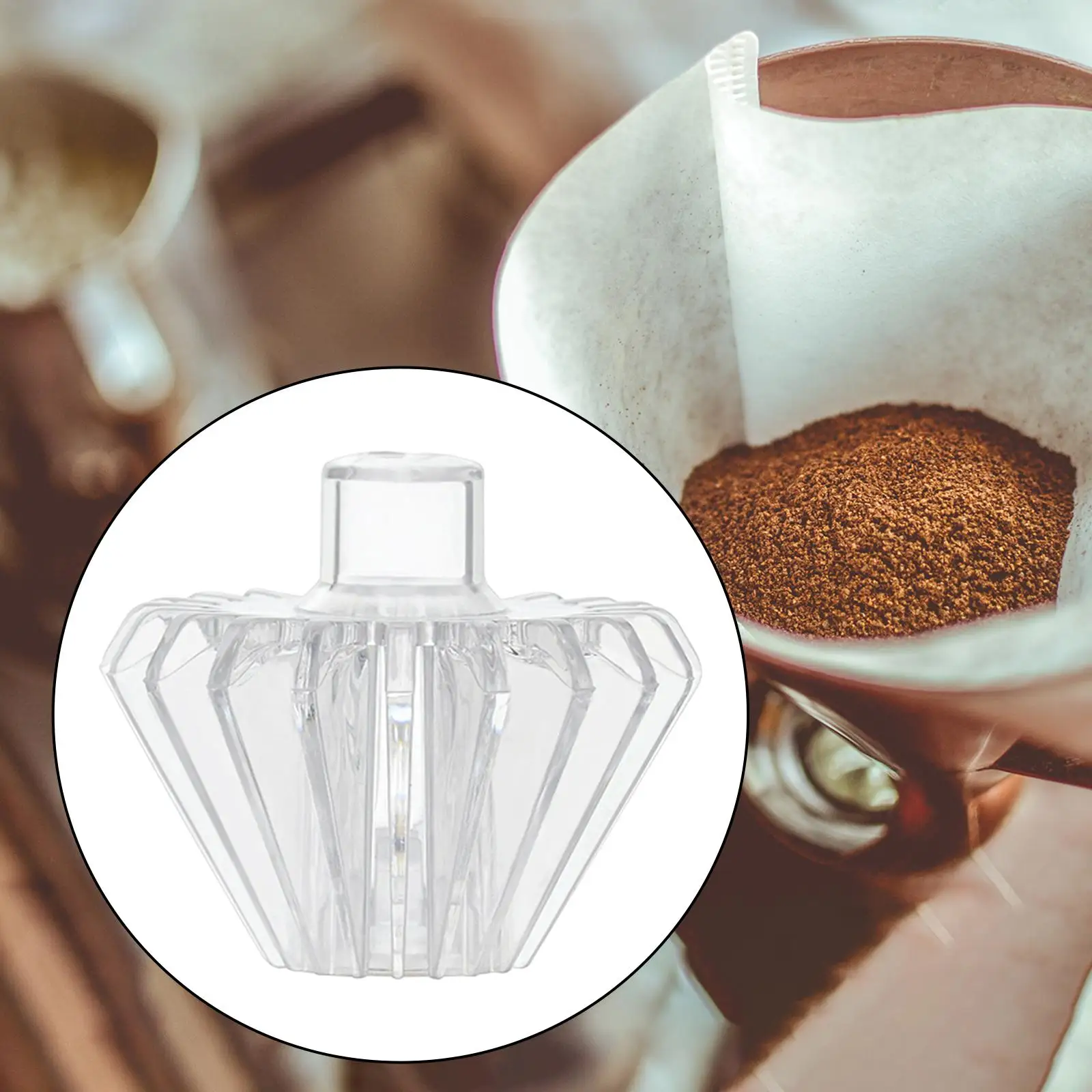 Coffee Filter Shape Retainer Coffee Brew Equipment Lightweight Coffee Filter Cone for Home Kitchen Office Camping Hiking