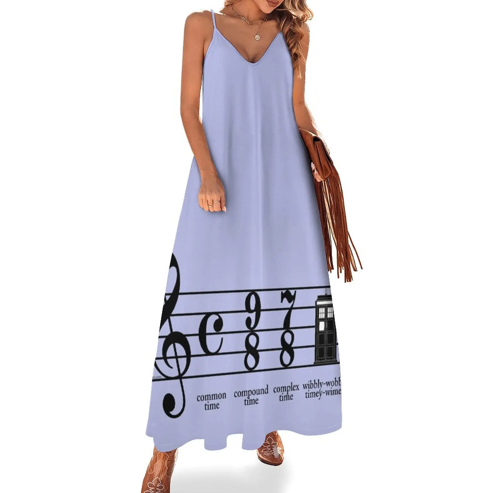 

Wibbly-wobbly timey-wimey Sleeveless Dress women's clothing summer 2024 novelties ladies dresses for women 2024