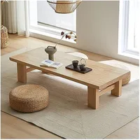 Japanese Floor Table, Vintage Tea Table Low Table,Rectangular Style Tatami Table, or Sitting on The Floor Accent Furniture (Colo 1