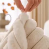 Imitation Rabbit Plush Thickened Winter Sofa Cushion Non-Slip Leather Sofa Full Cover Cover Cloth Towel 6