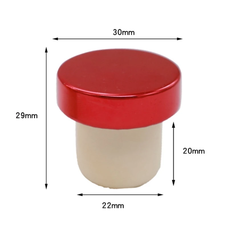 DIY Craft Sealing Party Home Wine Bottle Stopper Cap Bar Accessories Cork Plugs Champagne Beer Reusable T Shaped