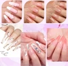 Clear White Pink Color Acrylic Dust Powder Pigments for DIY Acrylic Manicure Nail Tips System Materials 6