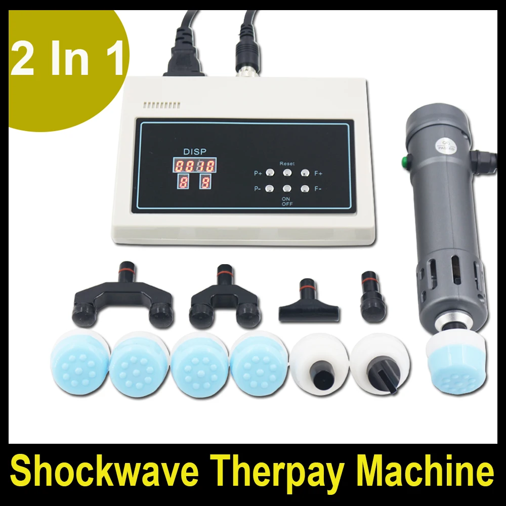 

Portable ED Shockwave Therapy Machine Tennis Elbows Sport Injury Pain Relief Physiotherapy Body Massager Home Use Health Care