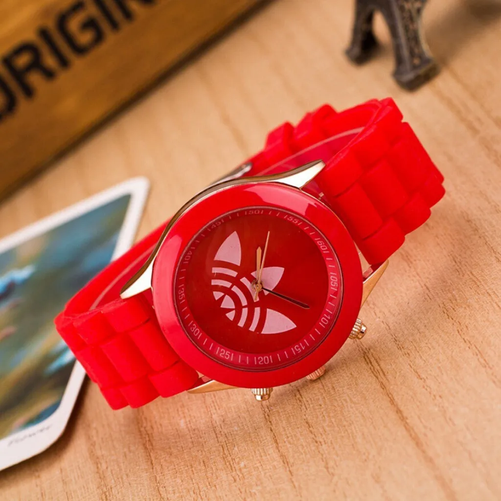 1pcs Silicone Sport Men's Women Watches Casual Quartz Watch For Women Fashion 5