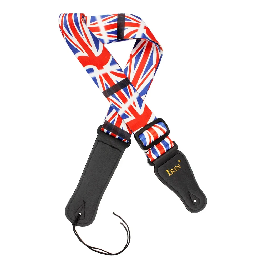 Vibrant Adjustable Guitar Strap with Paddle Clamp