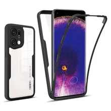  360 Full Protection Case For OPPO Find X5 Pro Lite A94 A36 A54 A16 A53 A72 A74 Realme C25 S C21 Y 9i Shockproof Soft Clear Cover 