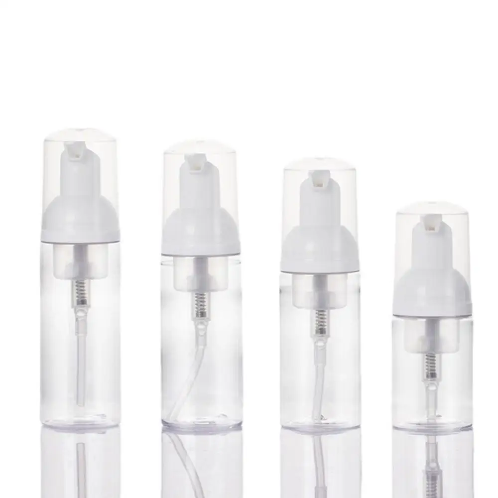 30/40/50/60ml Plastic Foam Pump Bottle Empty Face Eyelashes Cosmetic Bottle Cleaner Soap Dispenser Foam Refillable Bottle