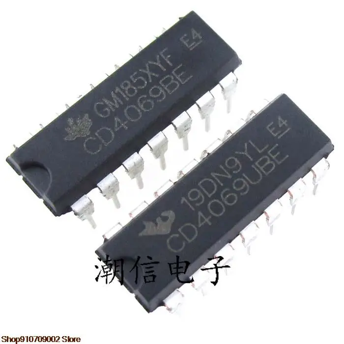 

Оригинальная новая фотография CD4069UBE CD4069BE, 30 шт.