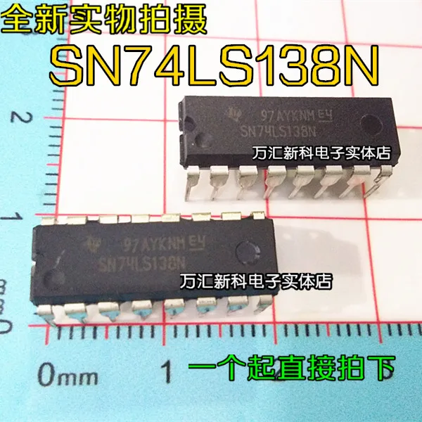 

10 шт. Оригинальный Новый SN74LS138N SN74LS138 DIP-16