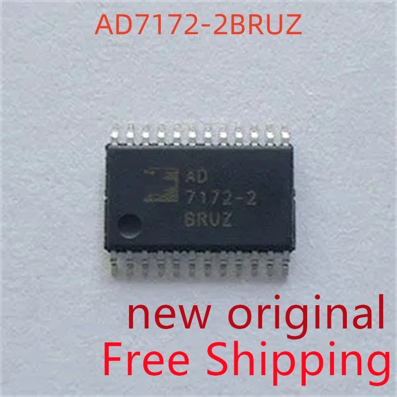 

Free Shipping 2piece AD7172-2BRUZ-RL7 AD7172-2BRUZ AD7172-2 24Bit 2V~5.5V 31.25kHz TSSOP-24 Analog To Digital Converters