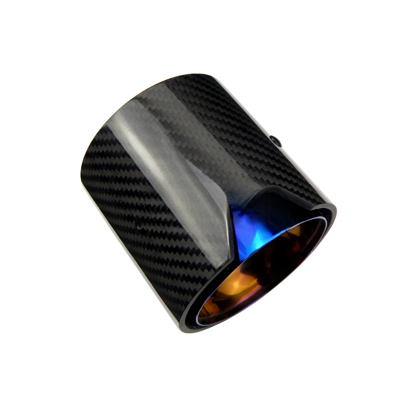 

1 Piece M Performance Burnt Blue Inner Pipe Carbon Fiber Exhaust tip for BMW M2 M3 M4 M135i M235i M140i M240i M335i M340i M435i