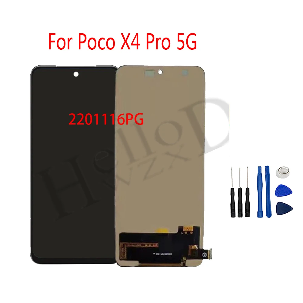

TFT / Original LCD Display For Xiaomi Poco X4 Pro 5G 2201116PG Display LCD Touch Screen Digitizer Assembly Replacement Part