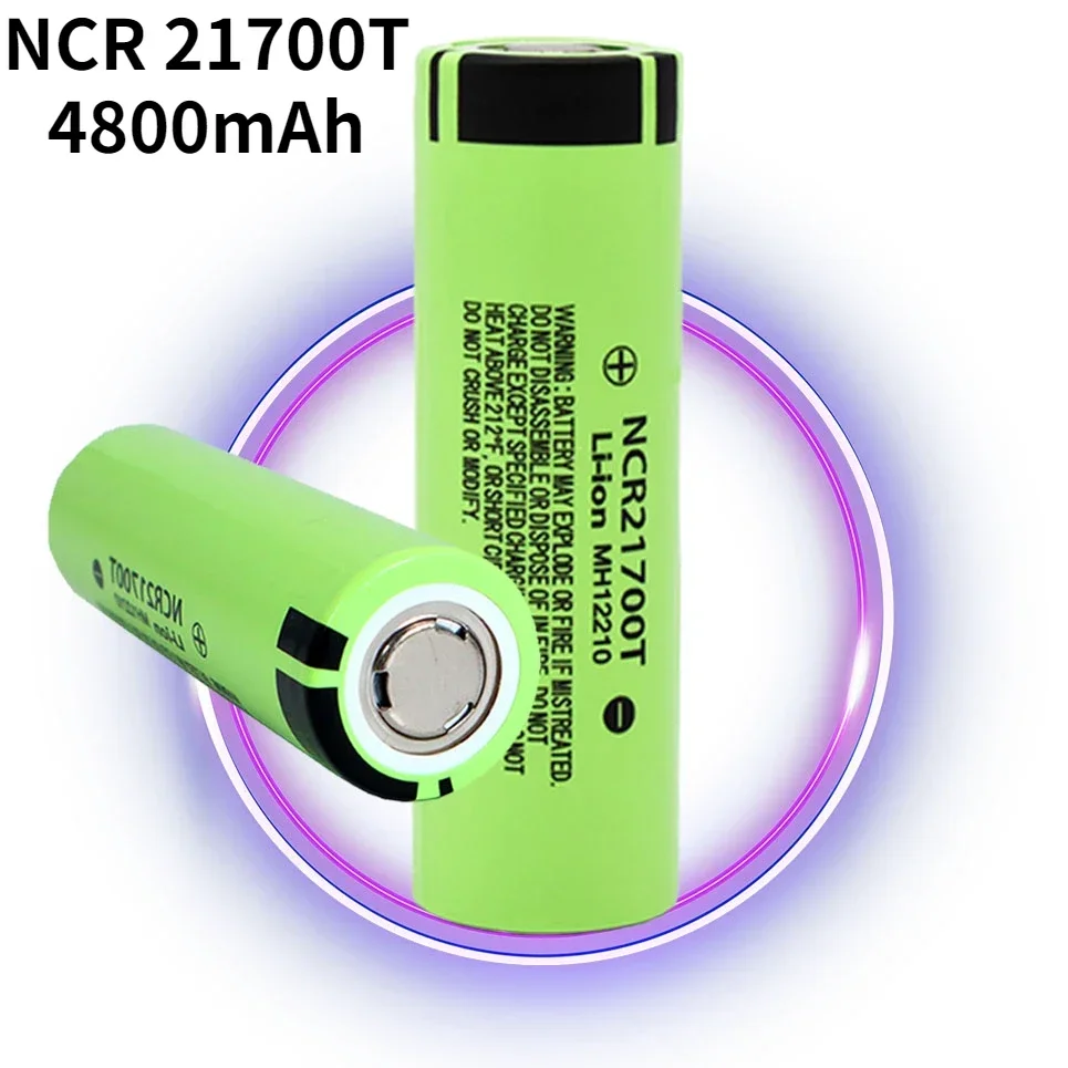 

Original 21700 Battery 4800mAh NCR21700 48T 3.7v Lithium Rechargeable Batteries High Capacity for Flashlight Toys HD Cell