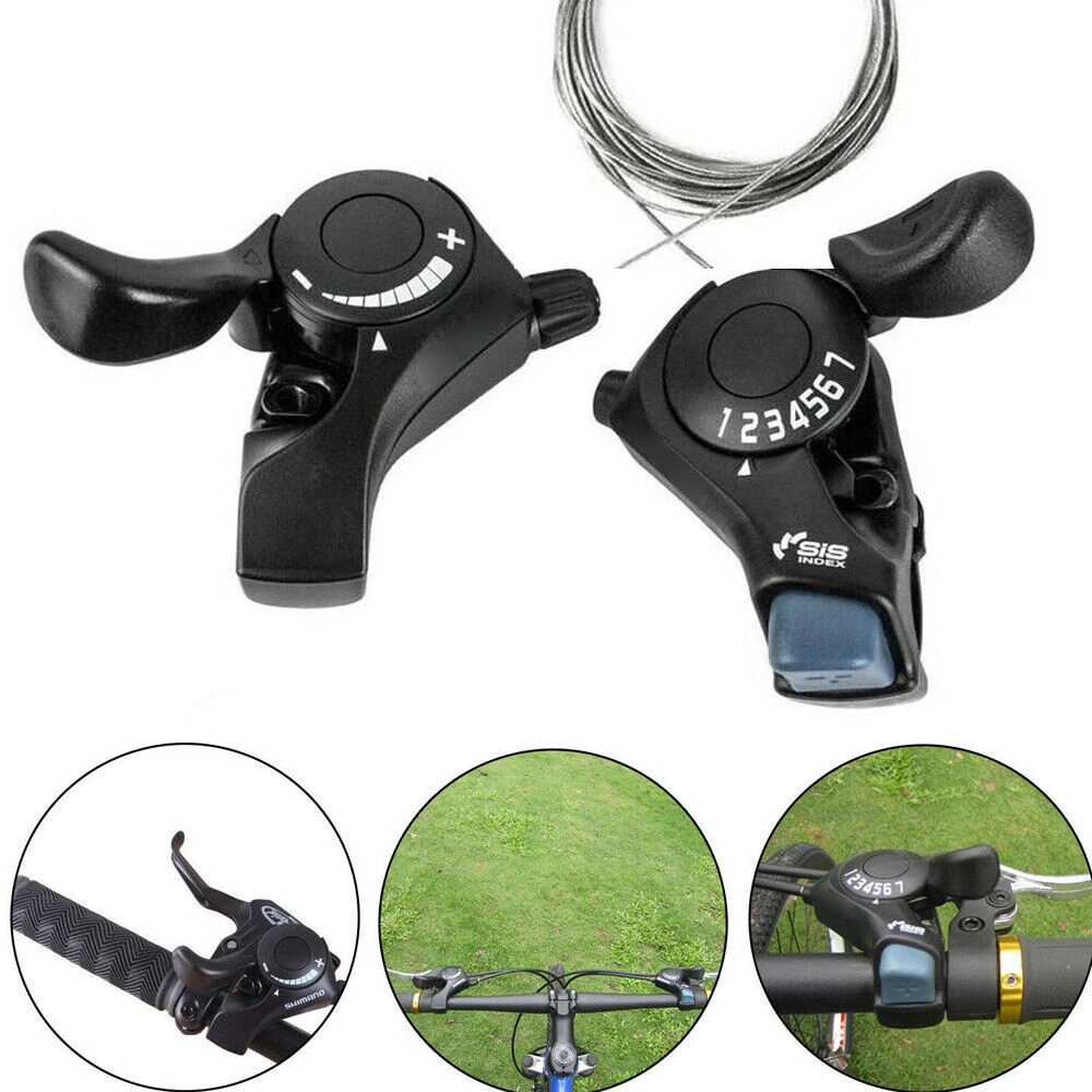 

Bike Transmission High Quality 7 Speed TX30-7 MTB Trigger Shifters Thumb Gear Shift Levers Bicycle Derailleur