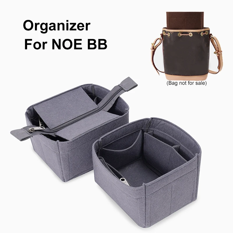 

NOE series Noe BB PetitNM Felt Cloth Insert Bag Organizer Makeup Handbag Organizer Travel Inner Purse Portable Cosmetic Bags