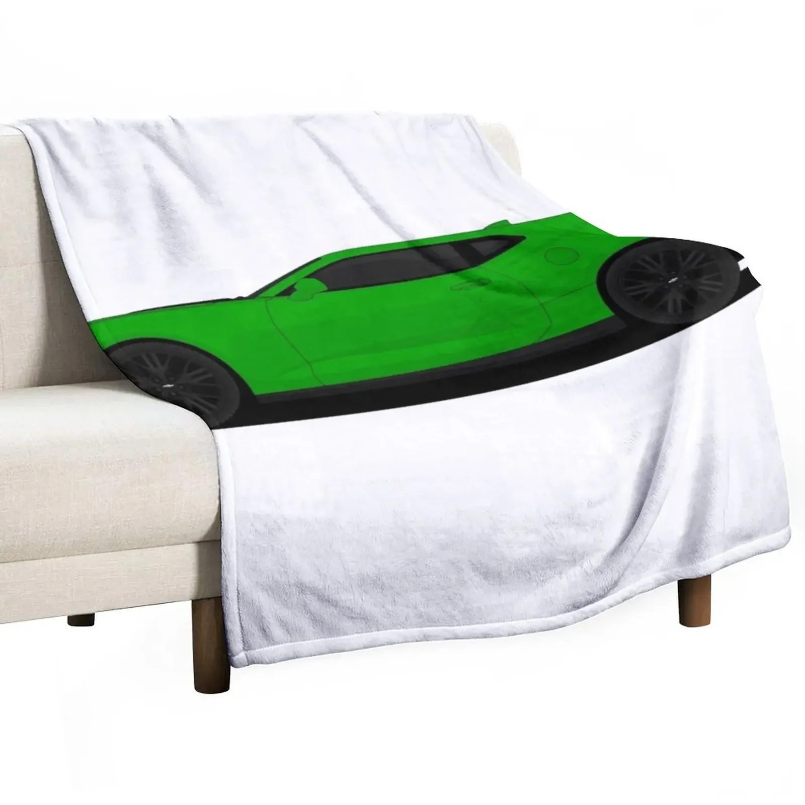 

Camaro Zl1 (GREEN) Throw Blanket Warm Polar Bed covers Blankets