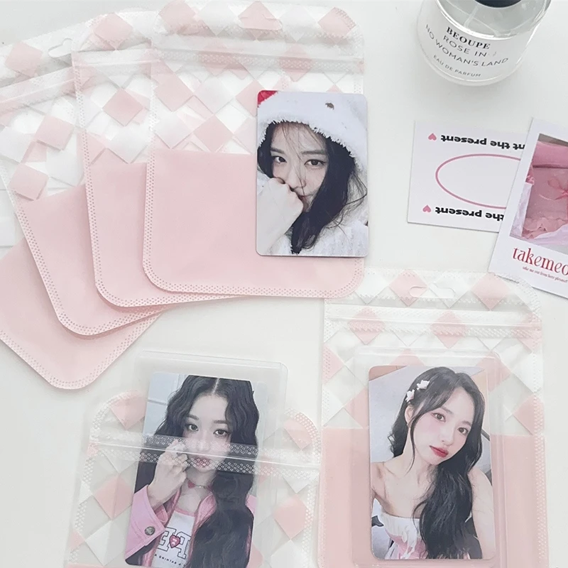 10PCS Self-adhesive Bag Square Card Hand Account Material Paper Packaging Bag Gift Candy Packaging