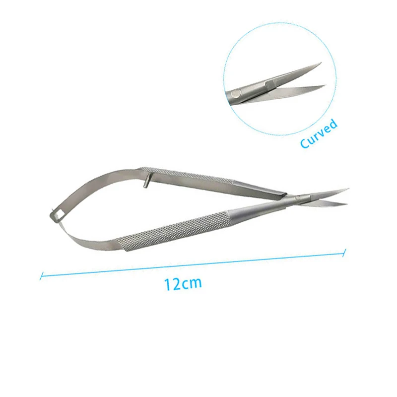 Ophthalmic Corneal Scissors Castroviejo Micro Scissors Stainless Steel Ophthalmic Instrument 1pcs ophthalmic microsurgical scissors,ophthalmic surgical instruments