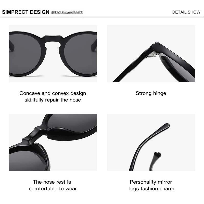 SIMPRECT Polarized Sunglasses Men UV Protection 2023 Luxury Brand