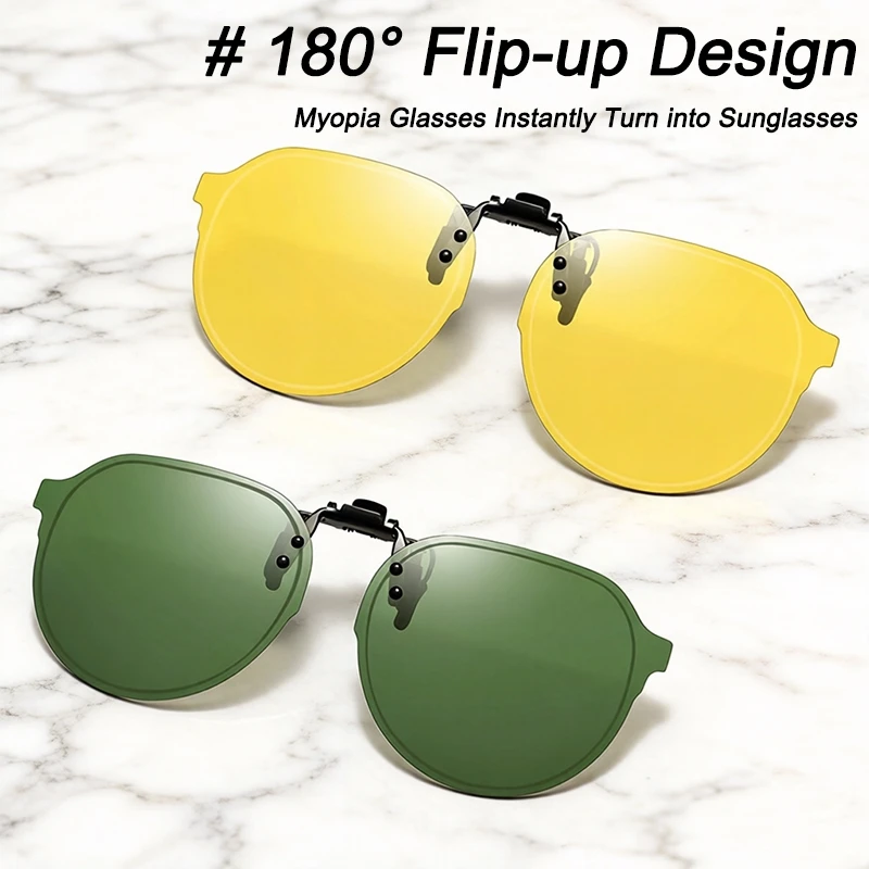 Polarized Clip-On Sunglasses