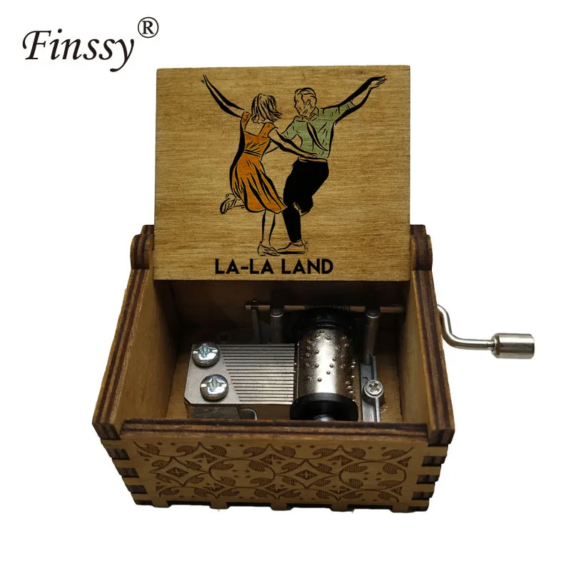 Movie Music Theme La La Land Music Box Custom Song Wooden Color Print Christmas Valentine's Day Birthday Special Gifts For wife 2