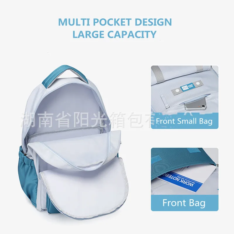 2024 New Girls School Bag Leisure Causal Middle High Primary Student Shoulder Orthopedic Backpack Large Capacity Gifts Mochilas