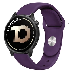 Sport Silicone Band for Smartwatch - Enhanced Comfort and Style Watch Strap (Deep purple)