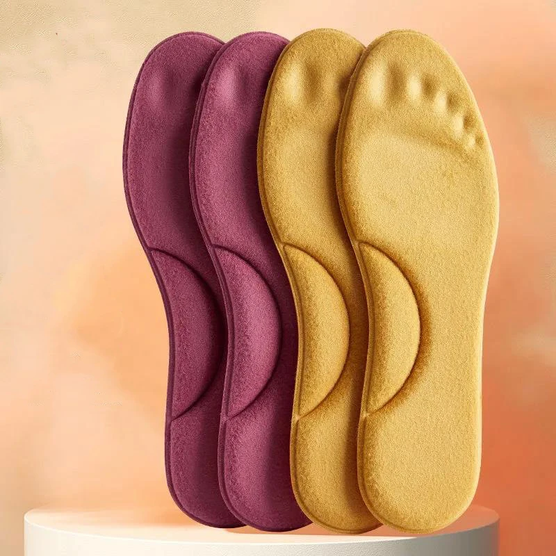 Orthopedic Insoles Heel Insoles Shoe Inserts Winter Self Heated Thermal Insoles For Shoes Warm Memory Foam Support Insoles Men Women Sports Shoes Self Heating Pads