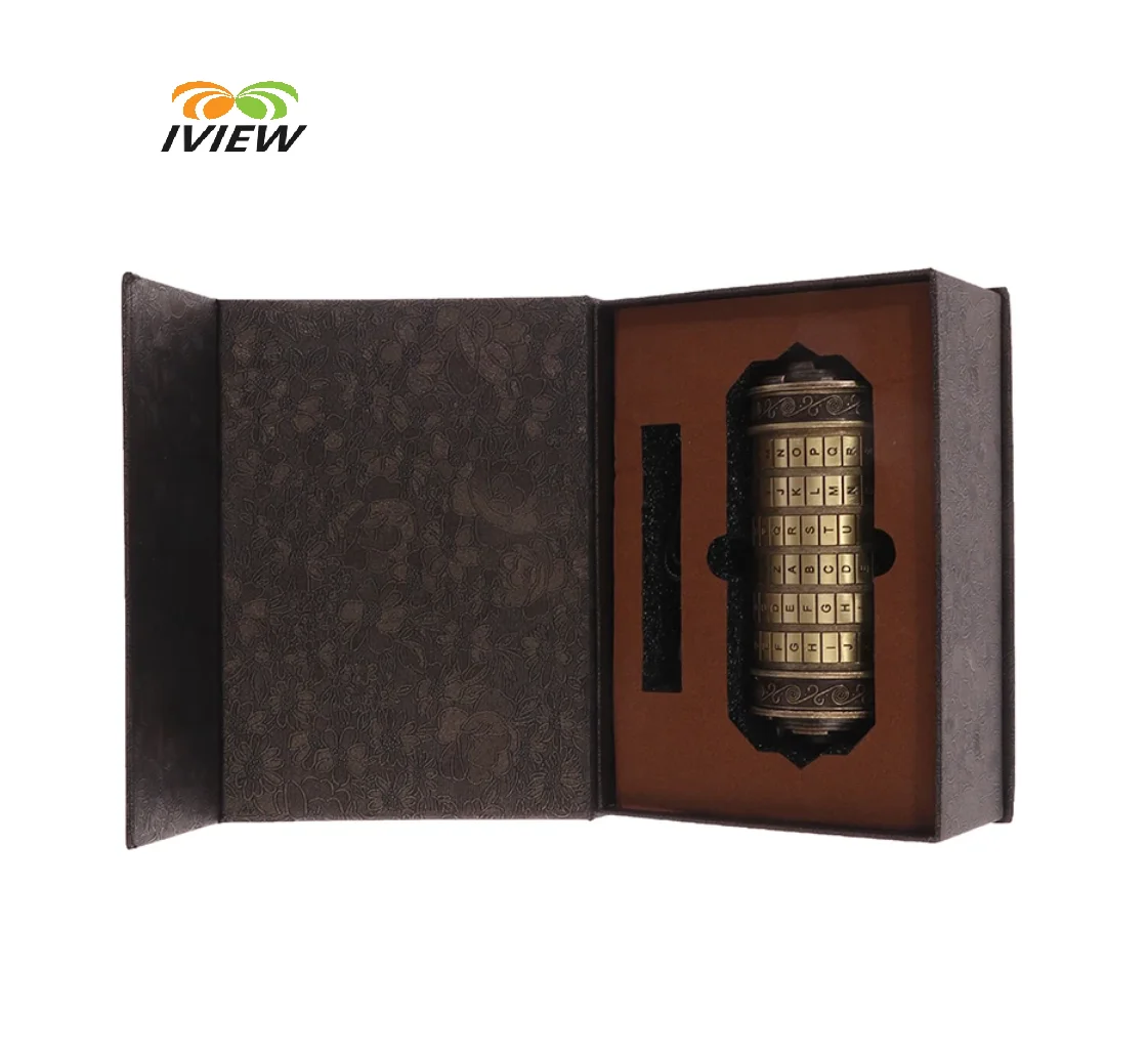 Leonardo Da Vinci Code lock Toys Metal Cryptex Locks for Wedding