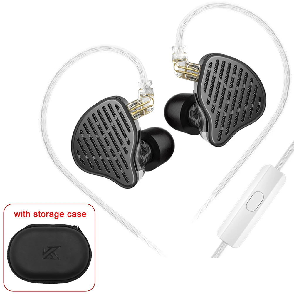 Kz pr2インイヤーイヤホン,パイロットヘッドホン,ノイズ抑制,3.5mm