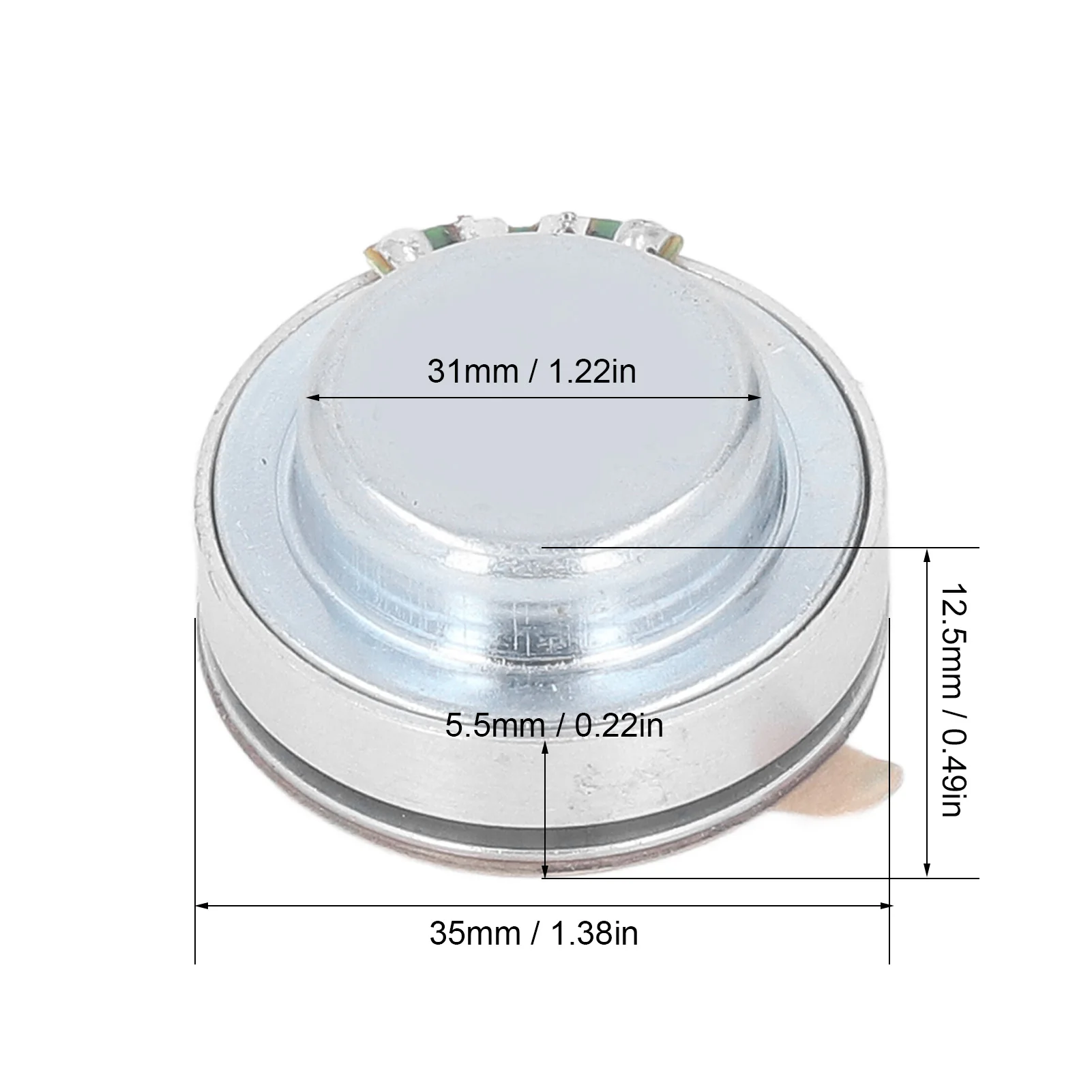 Resonance Speaker 26mm All Frequency Strong Bass Vibration Speaker for MP3 MP4 CD