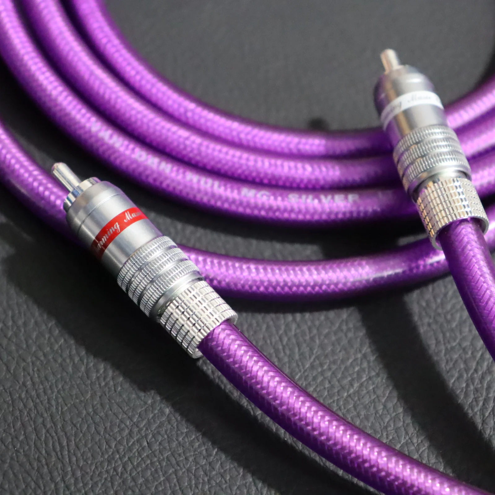 NewPairAudiophileRCACableVanDenHulAudioInterconnectCablewith