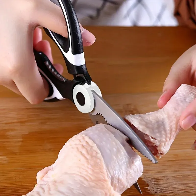 Food-Grade Multifunctional Scissors for Meat, Fish, Poultry, DIY Tasks