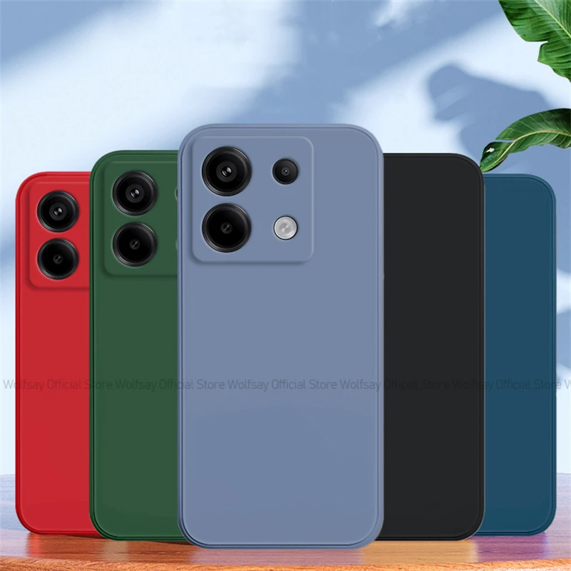 Per Xiaomi Poco X6 Custodia Xiaomi Poco X6 X6 Pro 5G Cover Custodie In Tpu Originali Cover Per Telefono In Silicone Liquido Antiurto Xiaomi Poco X6