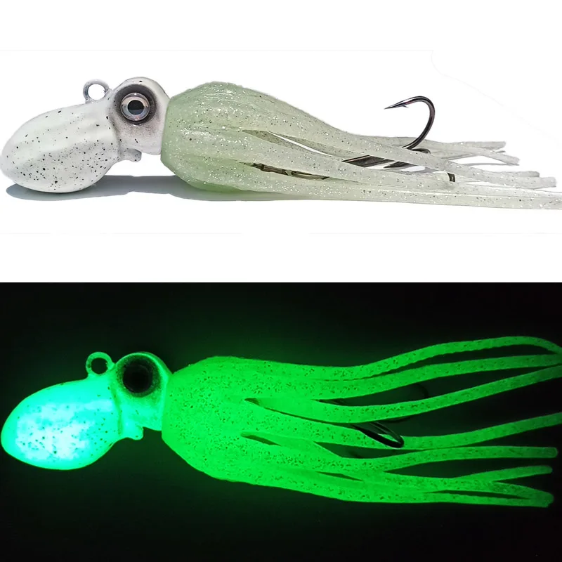 Leurre de pêche à la traîne en cuivre et en métal personnalisé jupe