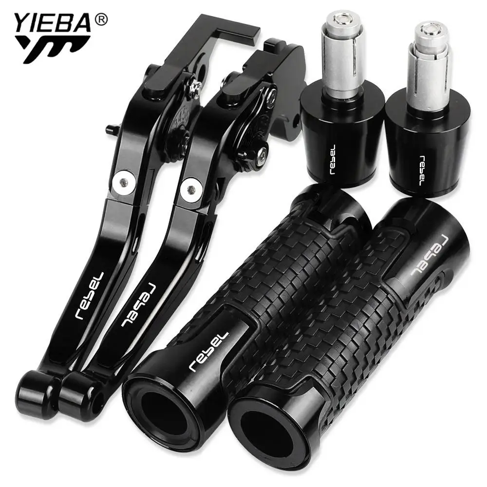 Motorcycle Aluminum Brake Clutch Levers Handlebar Hand Grips ends For