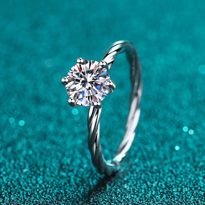 

Mossanshi 925 Sterling Silver Exquisite Crown Zircon ring Romantic wedding ring for women engagement gift luxury fine jewelry