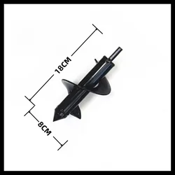 Enhanced Spiral Metal Drill Bit Set for Gardening and Planting (8x18cm)