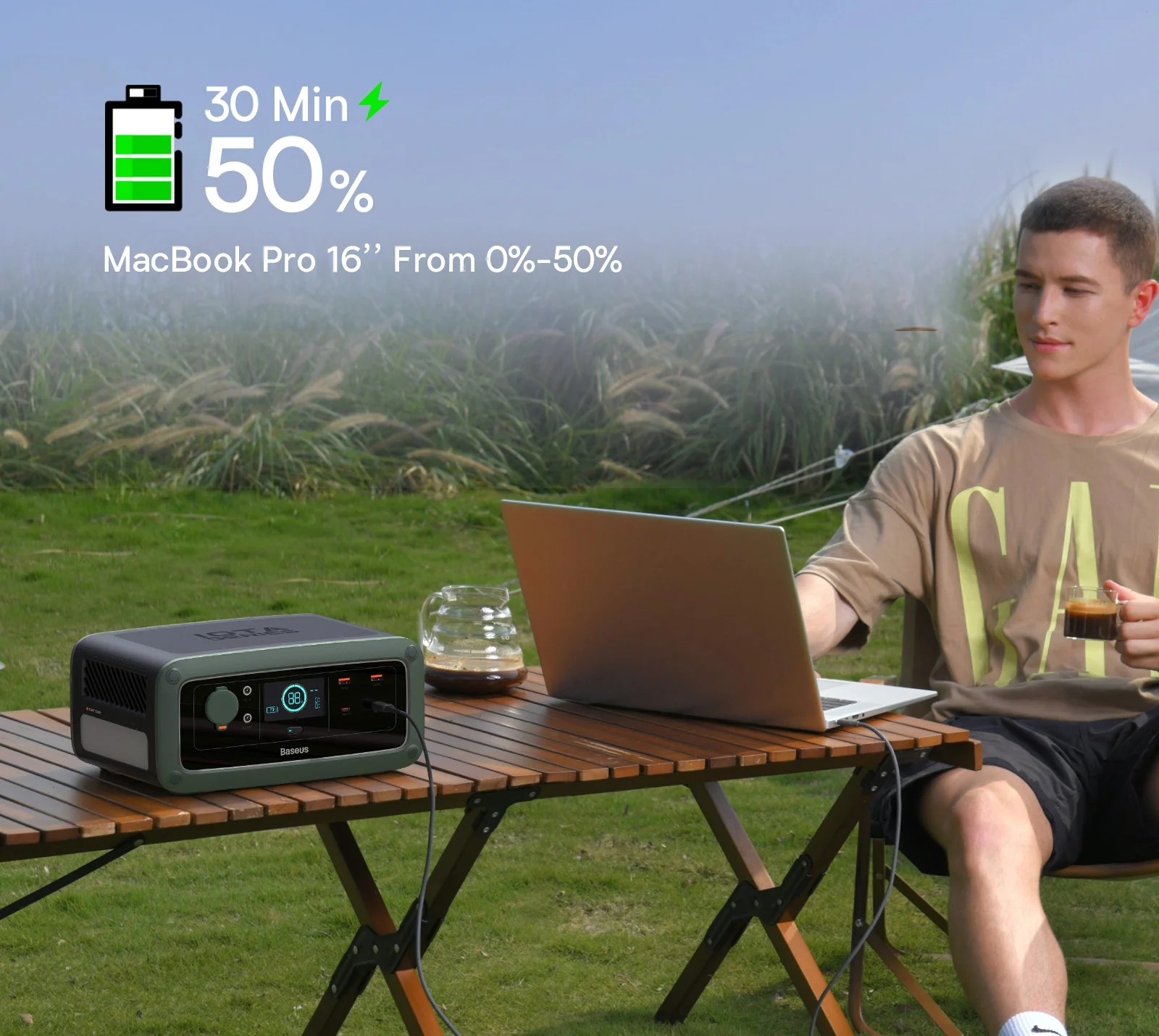 chube Trạm sạc dự phòng Baseus ioTa Series Portable Power Station 450W