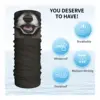 Funny Animal Raccoon Winter Headband Neck Warmer Women Men Ski Camping Tube Scarf Trash Panda Racoon Face Bandana Gaiter 3